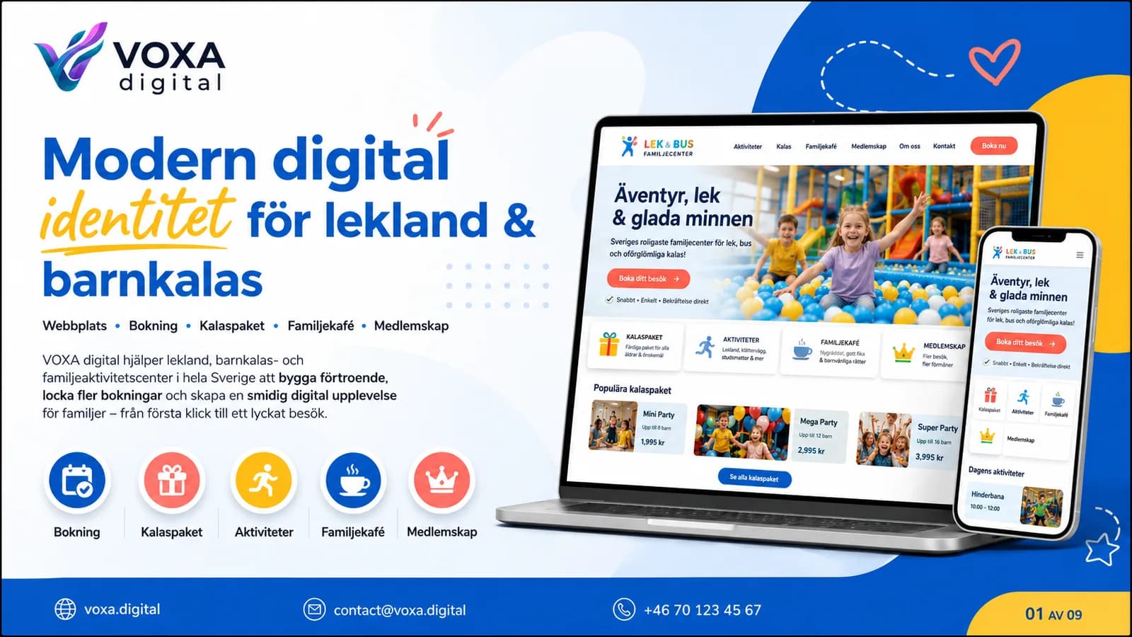 Lek och Bus — slide 1