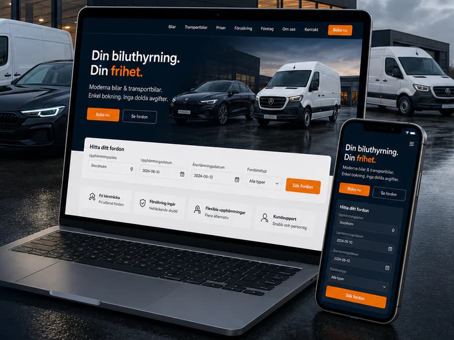 Biluthyrning — Car Rental