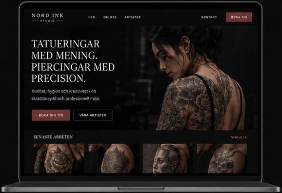 Nord Ink Studio start page