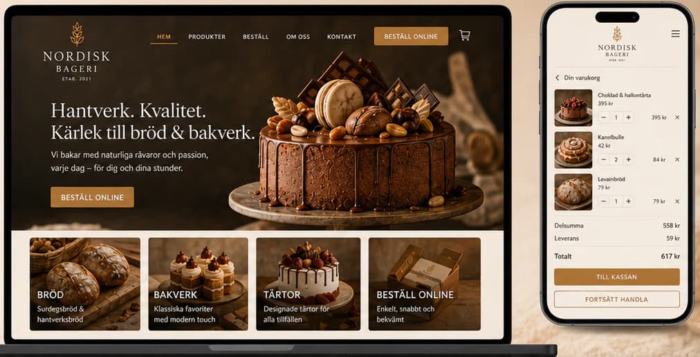 Nordisk Bageri start page