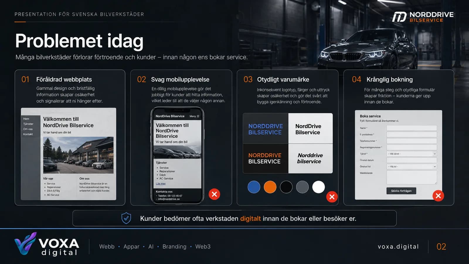 NordDrive Bilservice — slide 2