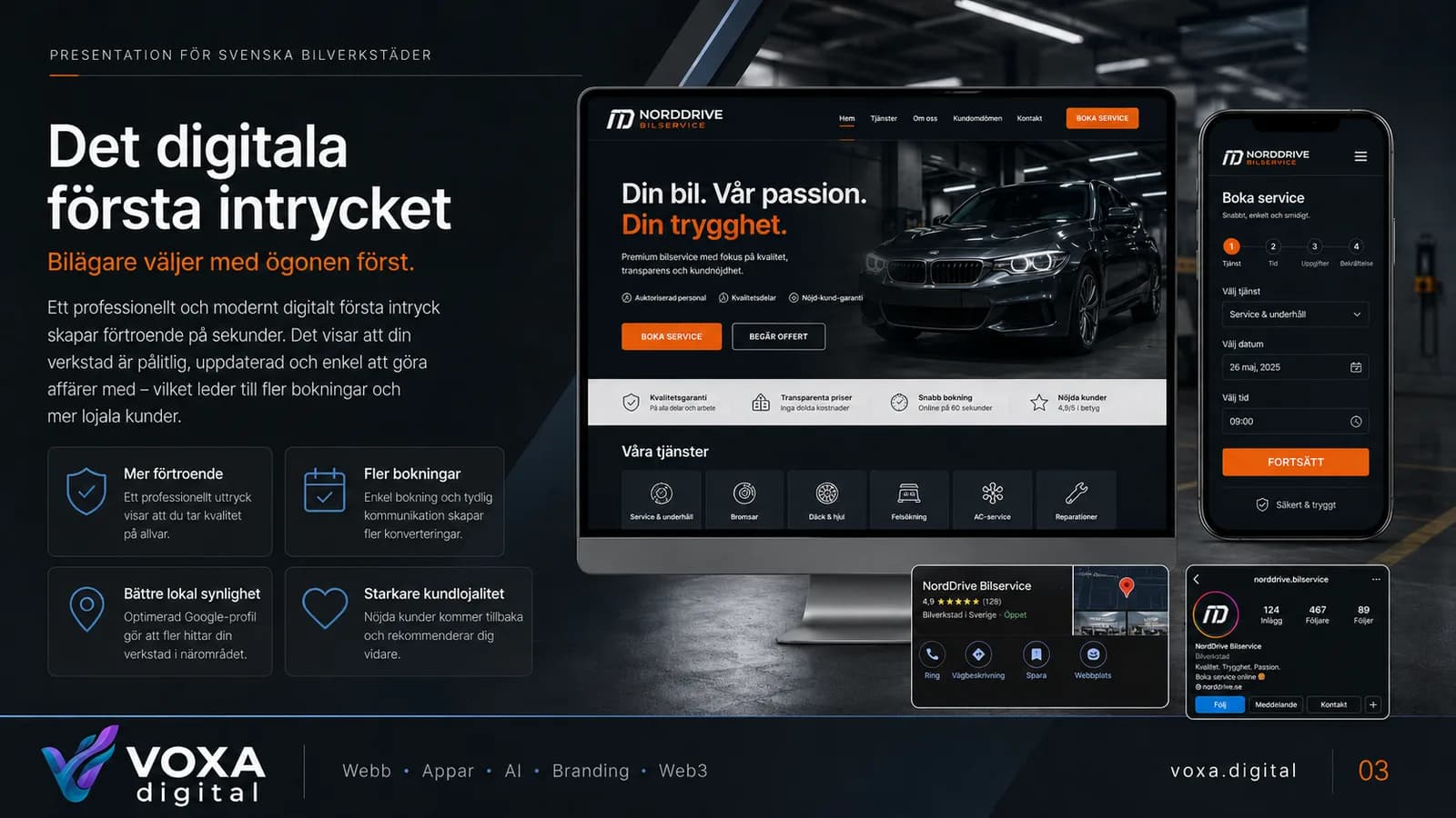 NordDrive Bilservice — slide 3