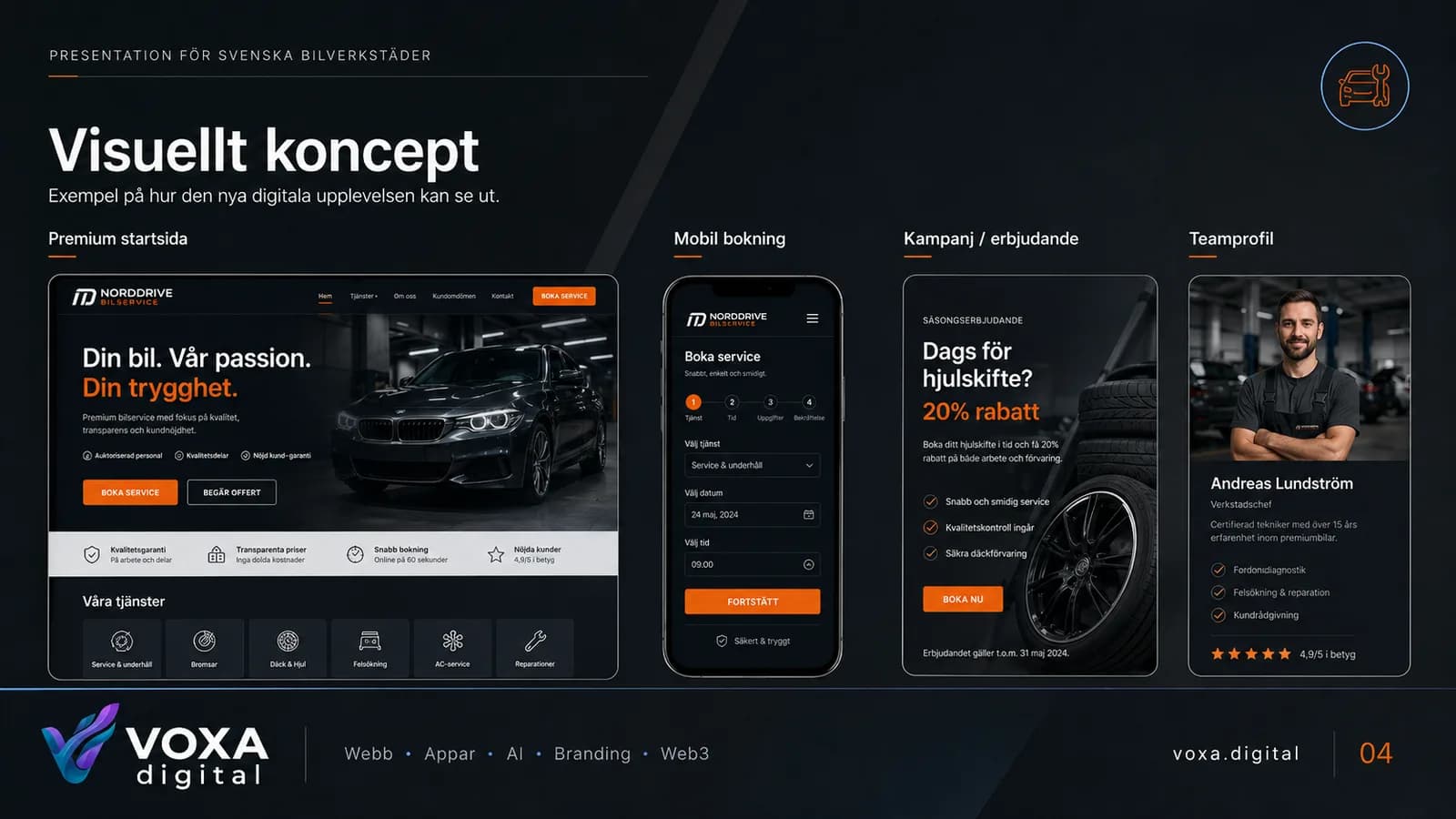 NordDrive Bilservice — slide 4
