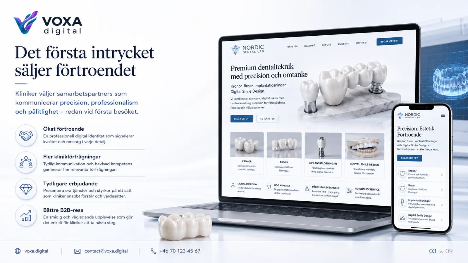 Nordic Dental Lab — slide 3