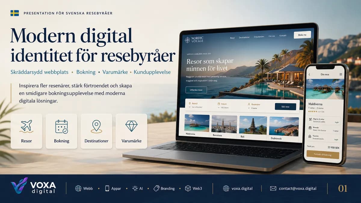 Nordic Voyage — Travel brand & website design by Weva