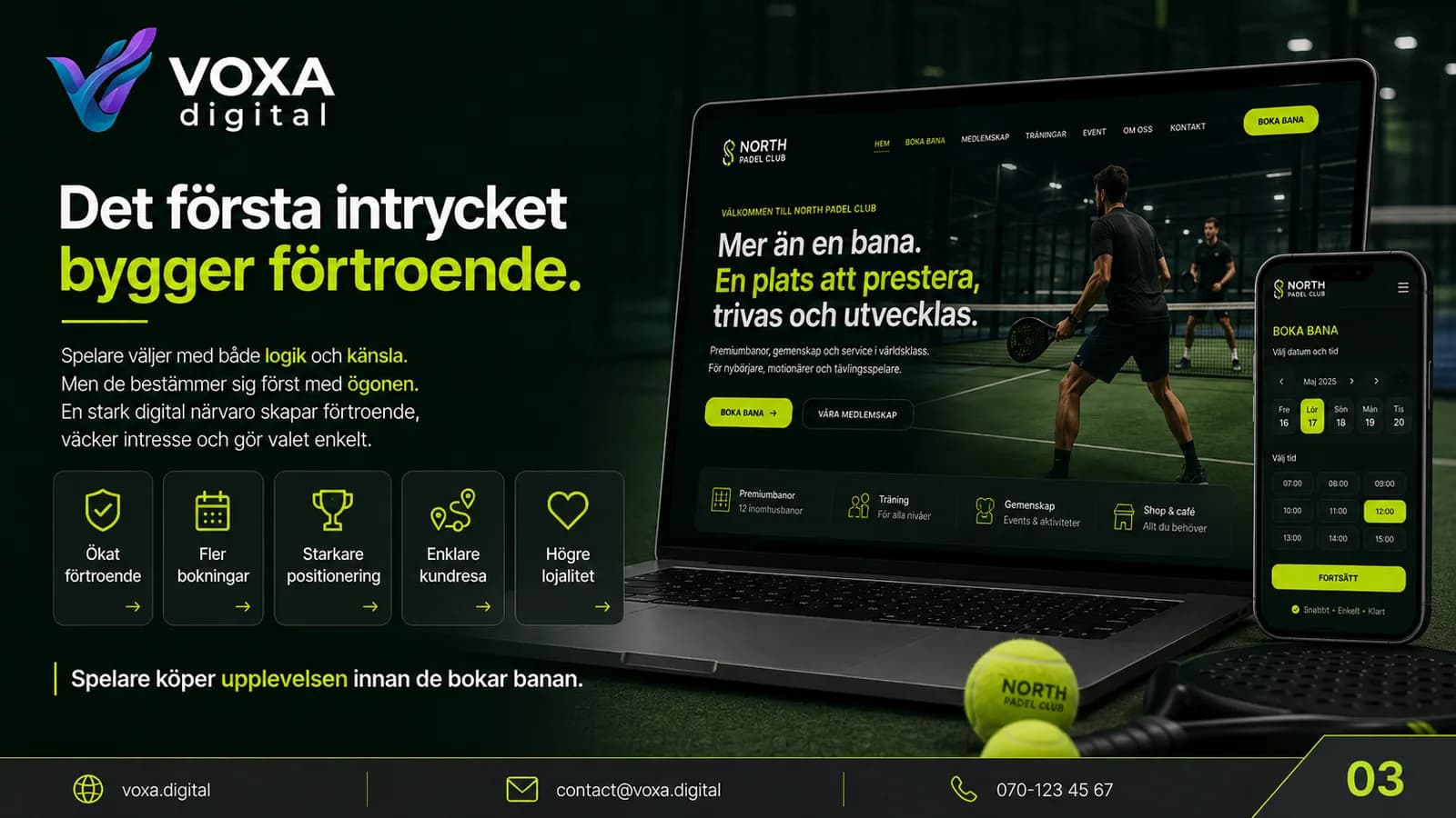 North Padel Club — slide 3
