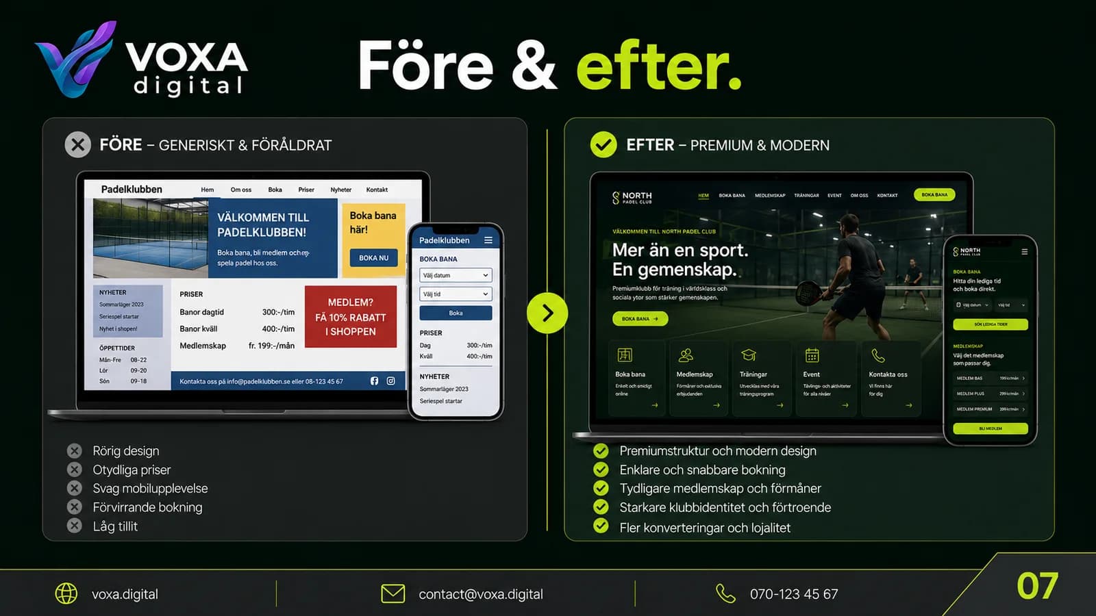 North Padel Club — slide 7