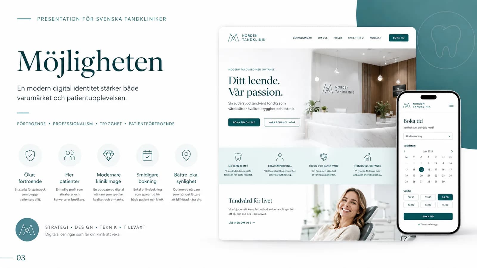 Tandstudio Norden — slide 3